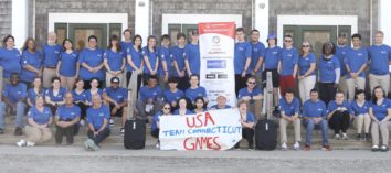 Members of Team Connecticut for the Special Olympics USA Games