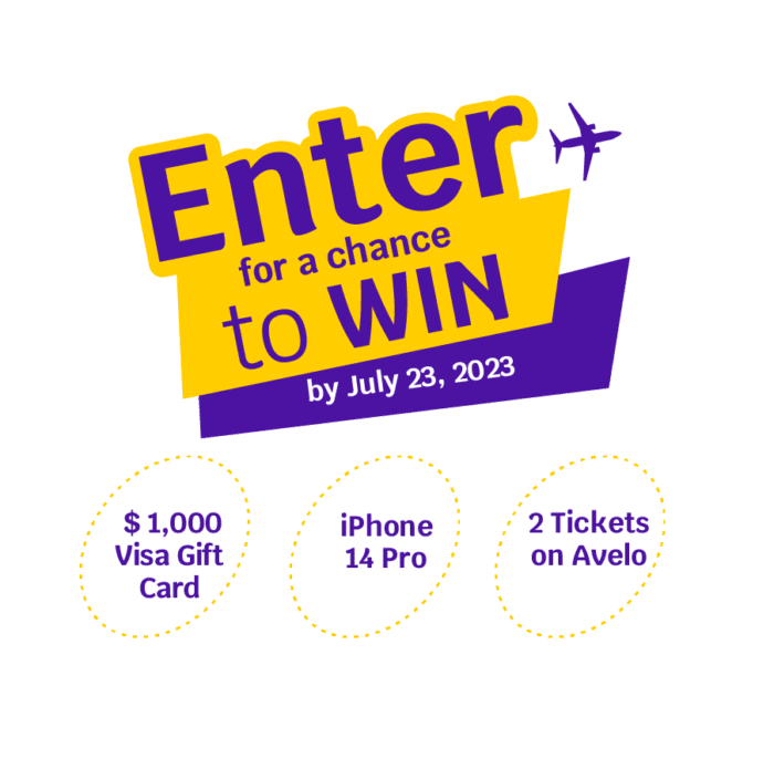 Summer 2023 Sweepstakes | Avelo Airlines
