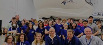 East Haven Middle School Students Visit Avelo Airlines' Orlando Flight Training Center