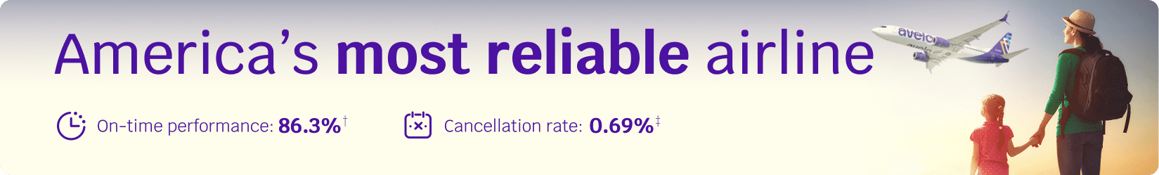 On time performance 86.3% | Cancellation rate 0.69%