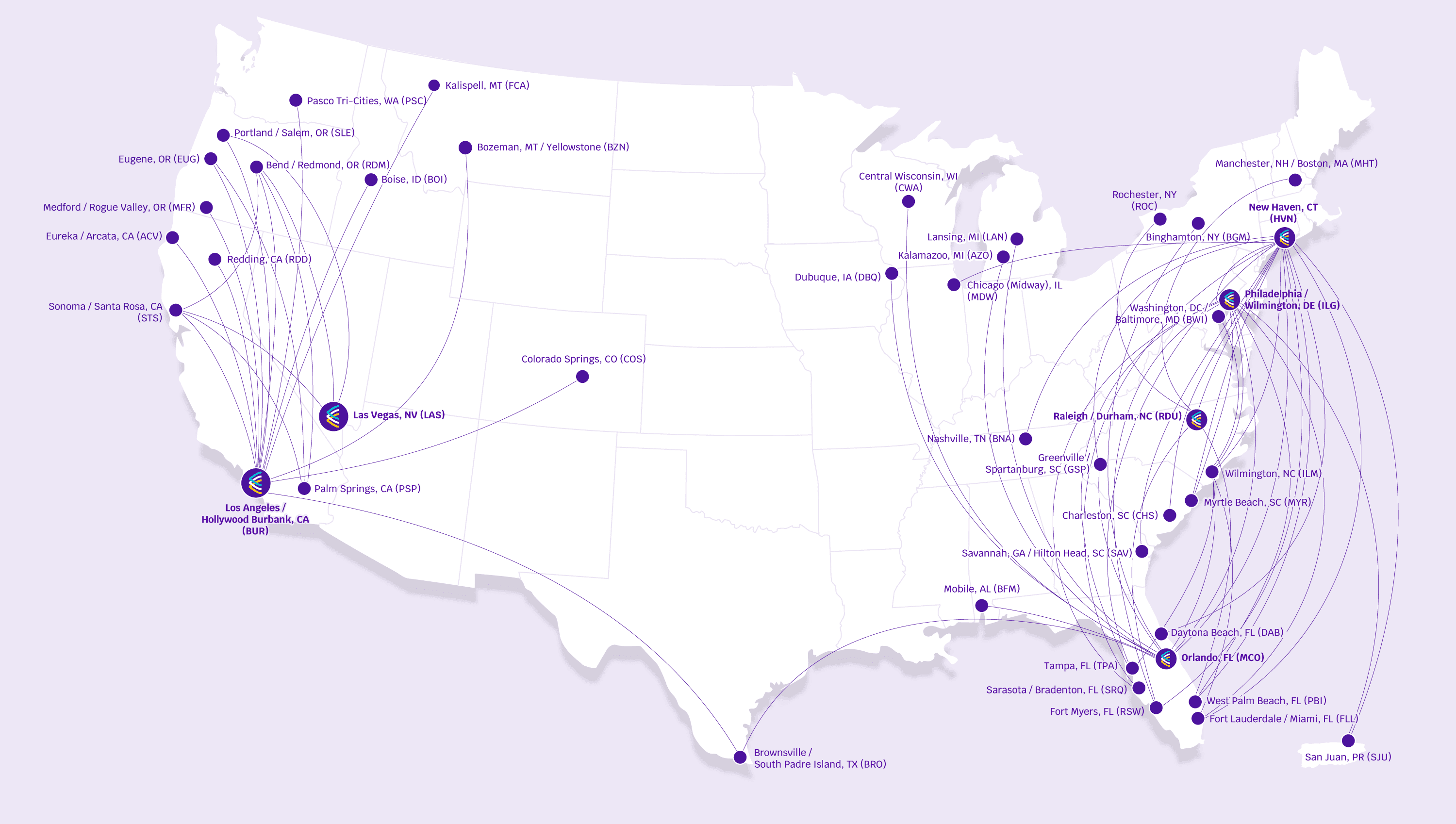 Destinations │ Fly Avelo Airlines Official Site