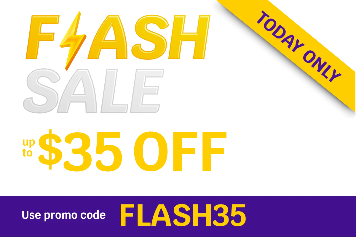 TODAY ONLY - FLASH SALE - Up to $35 OFF round trip base fares** on ALL flights between 7/20-9/30 - Use promo code FLASH35