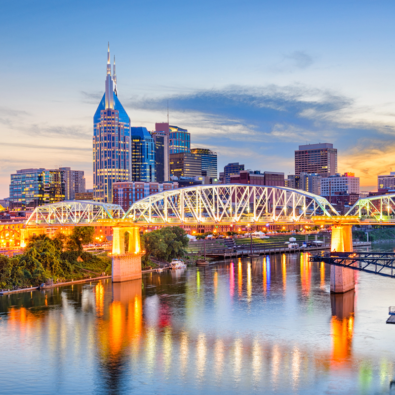 background of Nashville, TN (BNA)