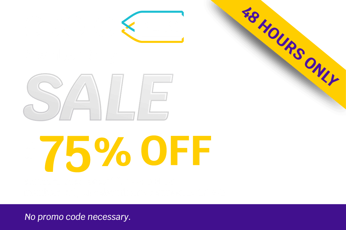 Avelo PLUS Member-Only SALE - up to 75% OFF standard base fares** for Avelo PLUS members only on select flights between 10/10-3/2. No promo code necessary.